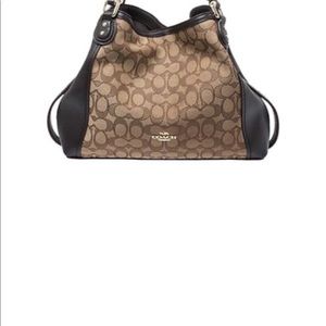 Coach Canvas and Leather Satchel